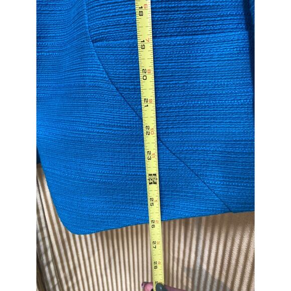 Pendleton Plus Womens 1x Turquoise Cotton Blazer - Picture 8 of 9